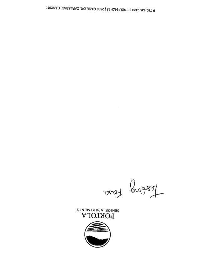 Fax page