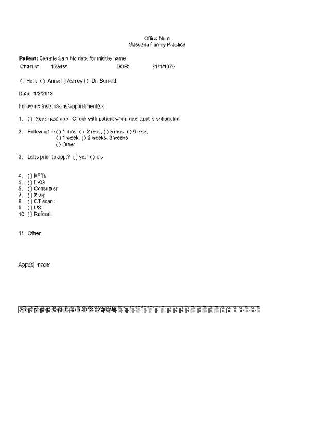 Fax page