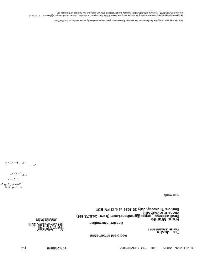 fax page