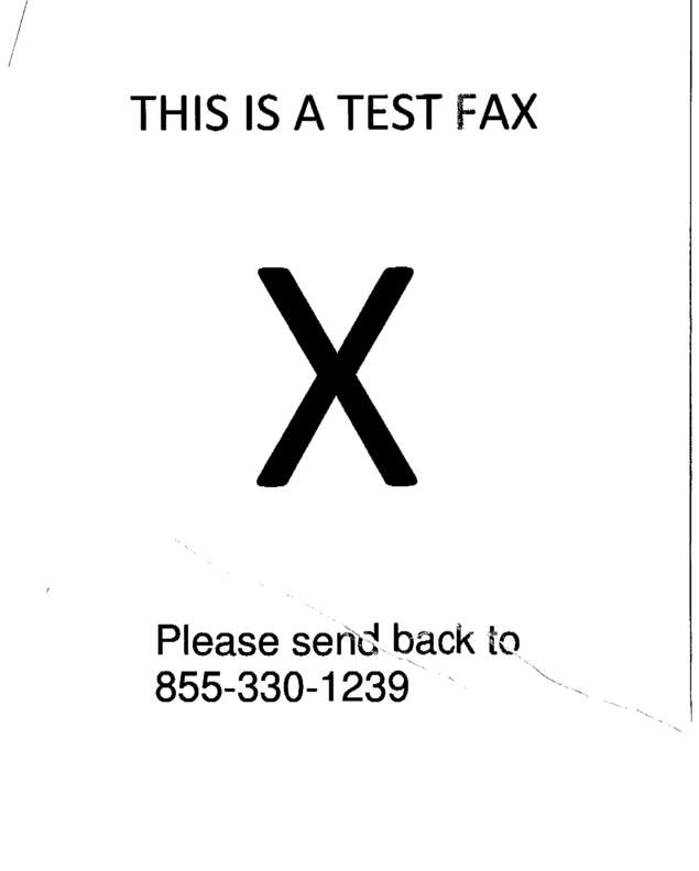 fax page