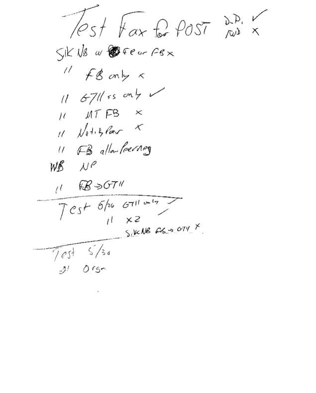 Fax page