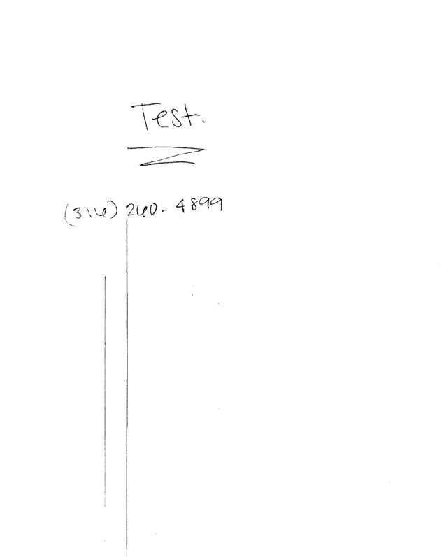Fax page