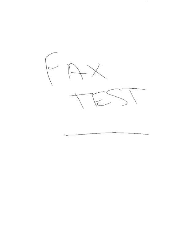 Fax page