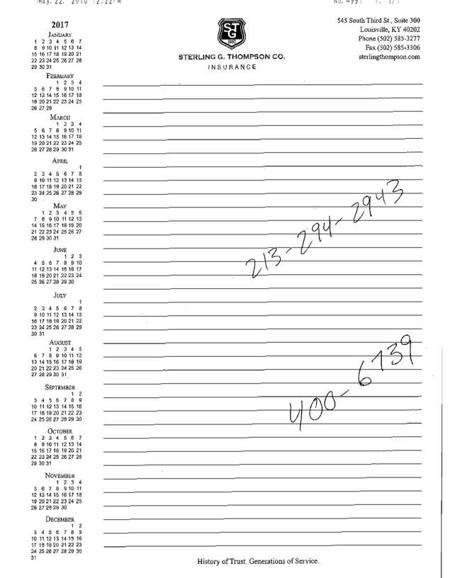 Fax page