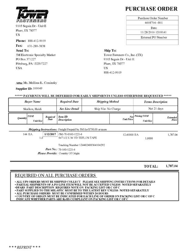 Fax page