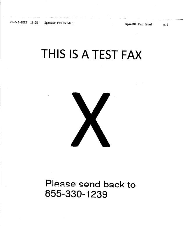 fax page