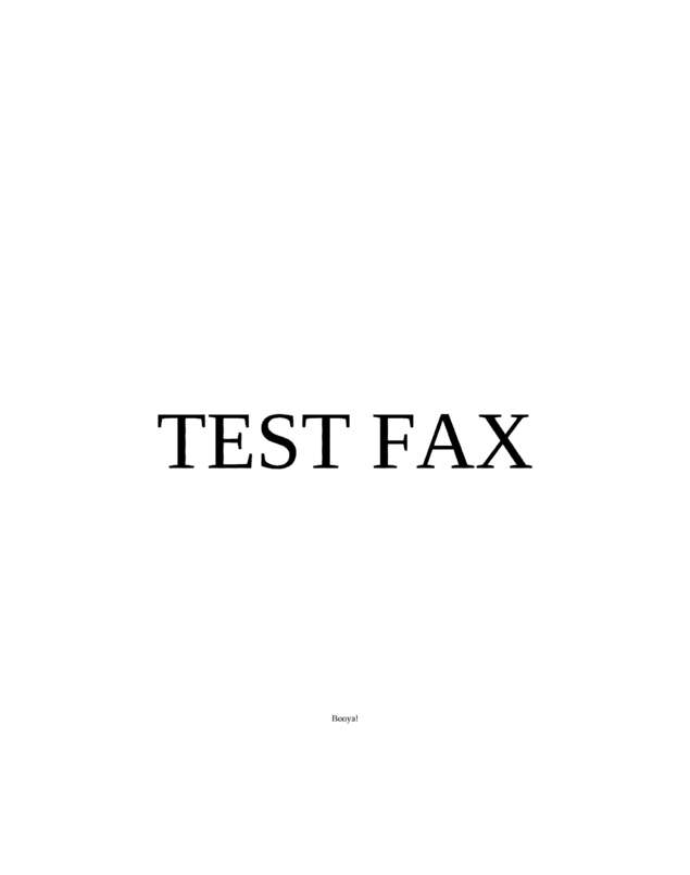 fax page