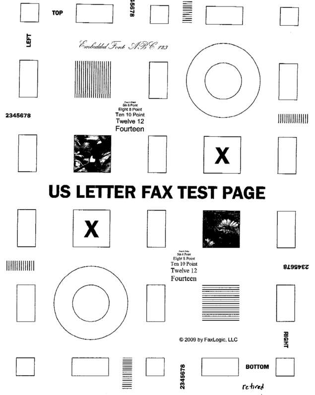 Fax page