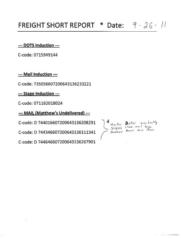 Fax page