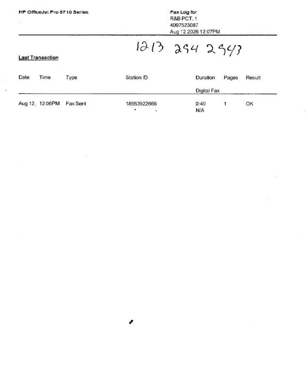 fax page