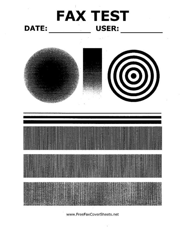 Fax page