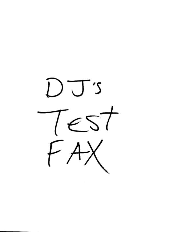 Fax page