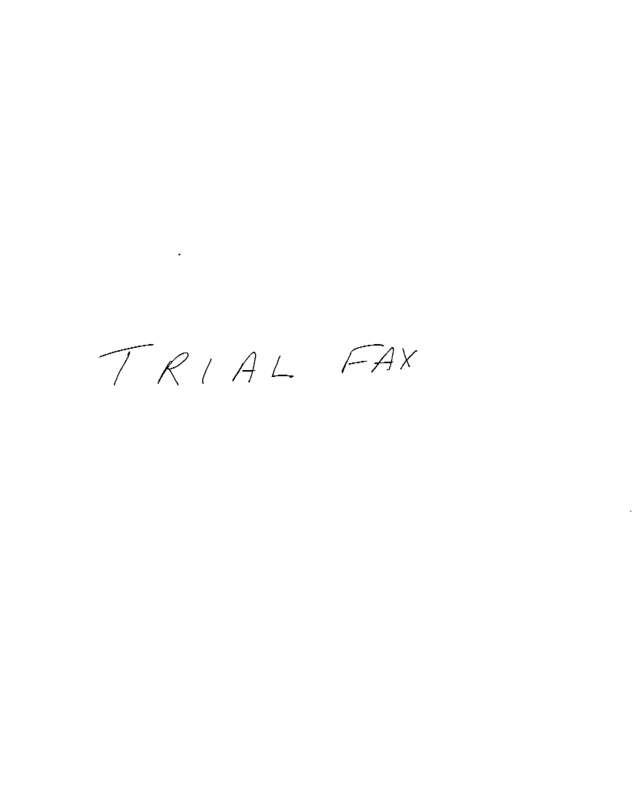 Fax page