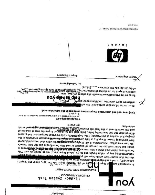 Fax page