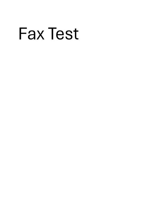 fax page
