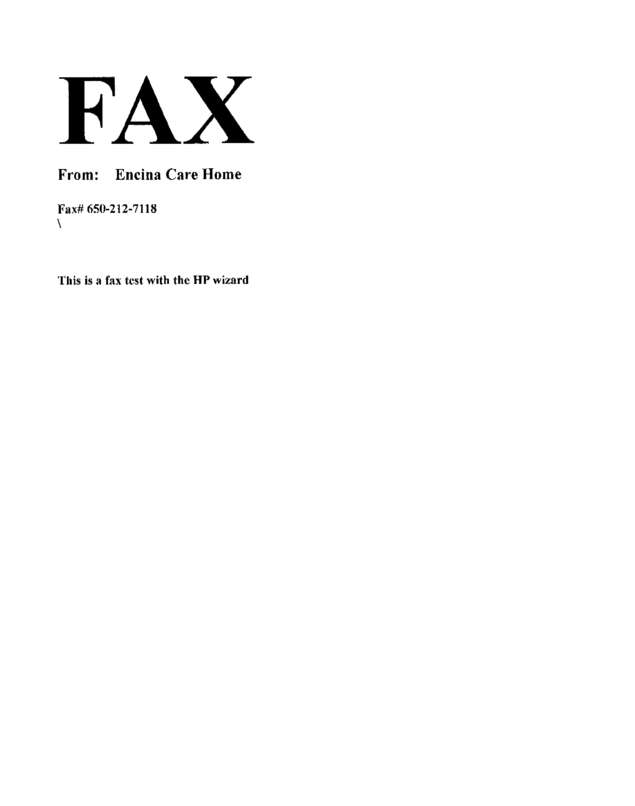 fax page
