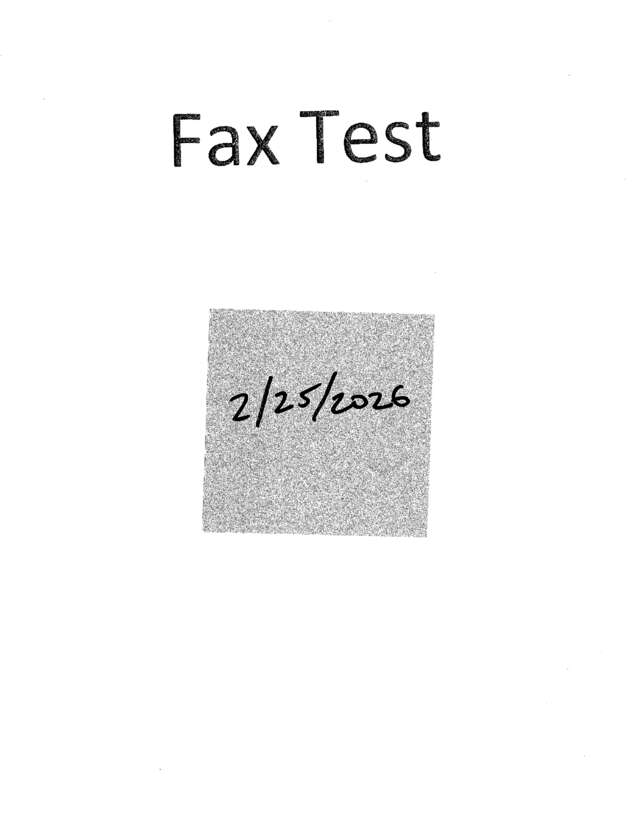 fax page