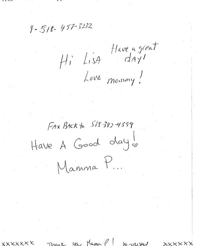 Fax page