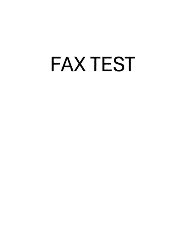 Fax page