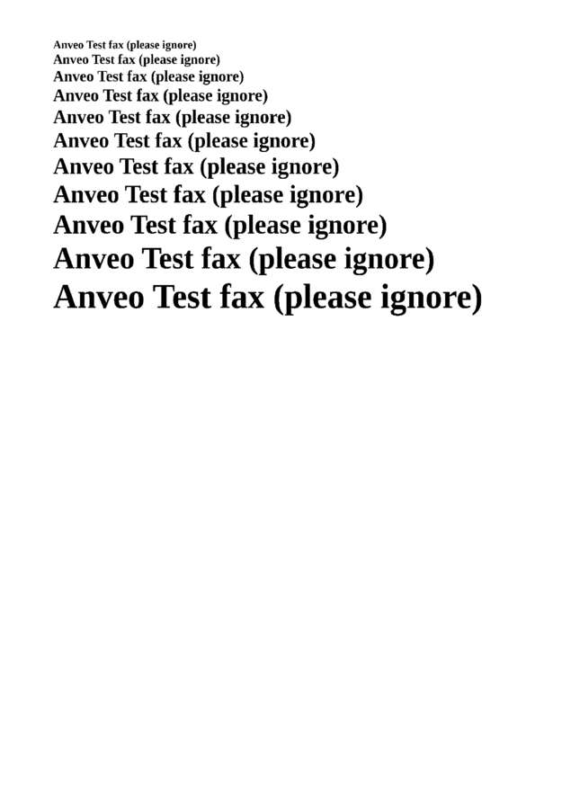 Fax page