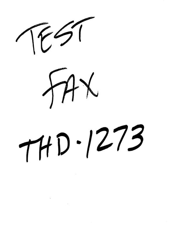 Fax page