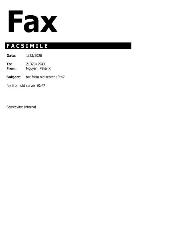 fax page