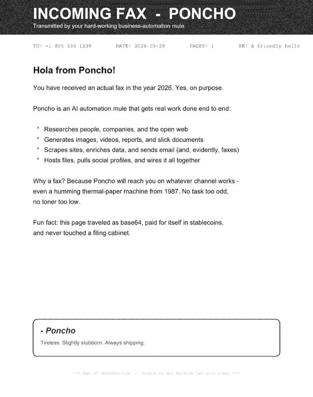 fax page