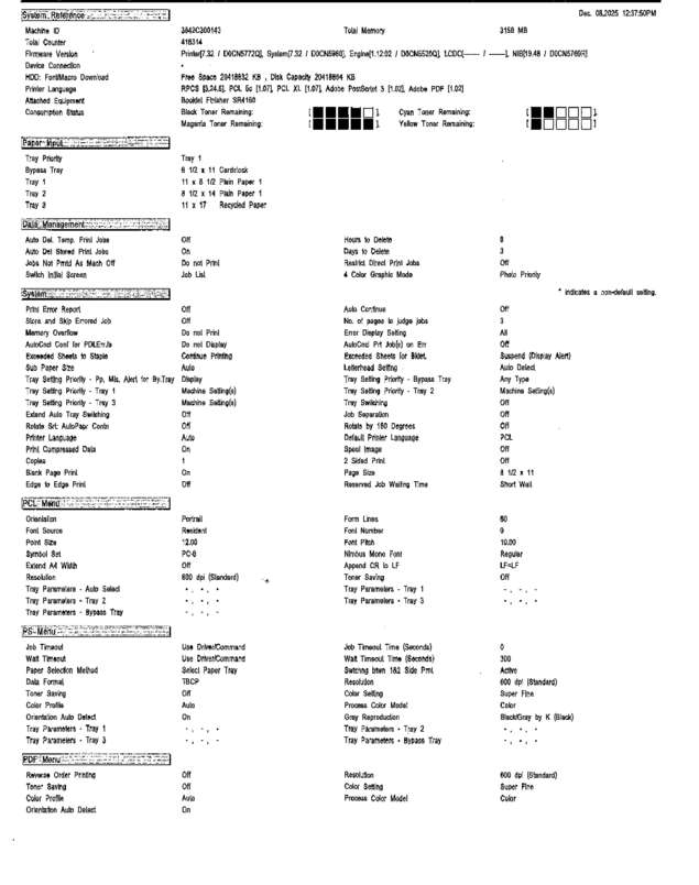 Fax page