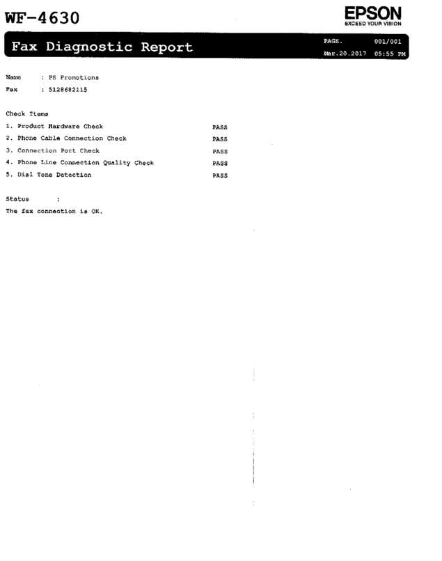 Fax page
