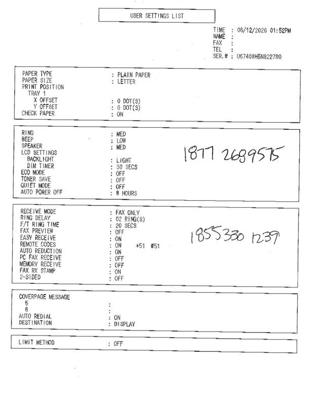 fax page