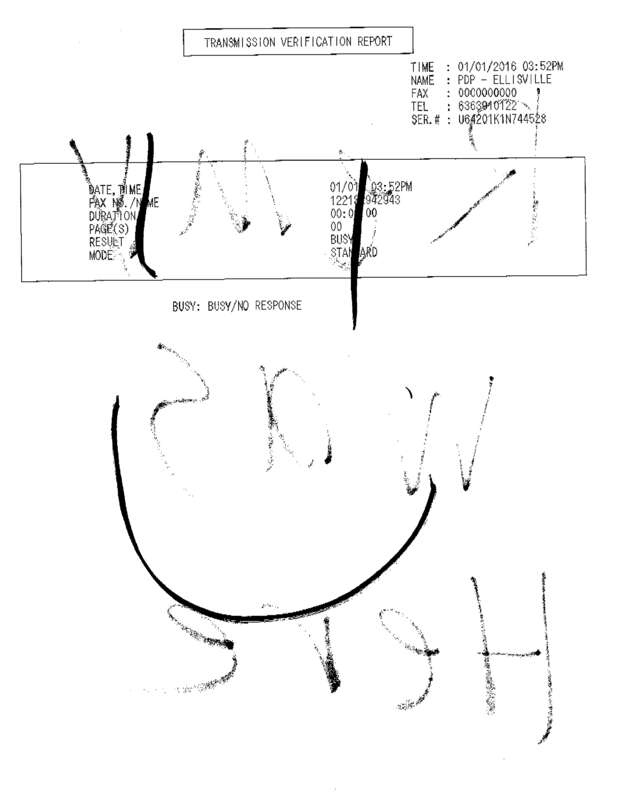 Fax page