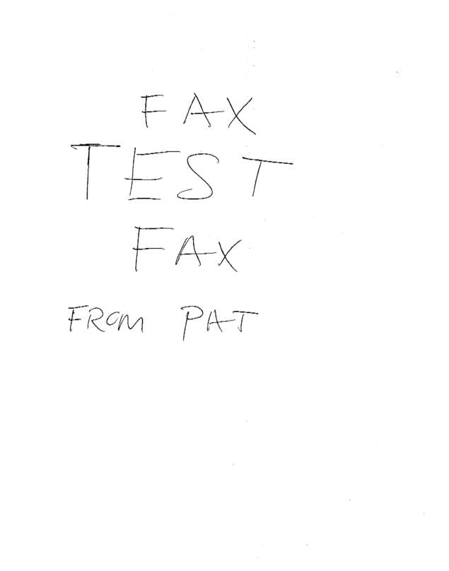 fax page