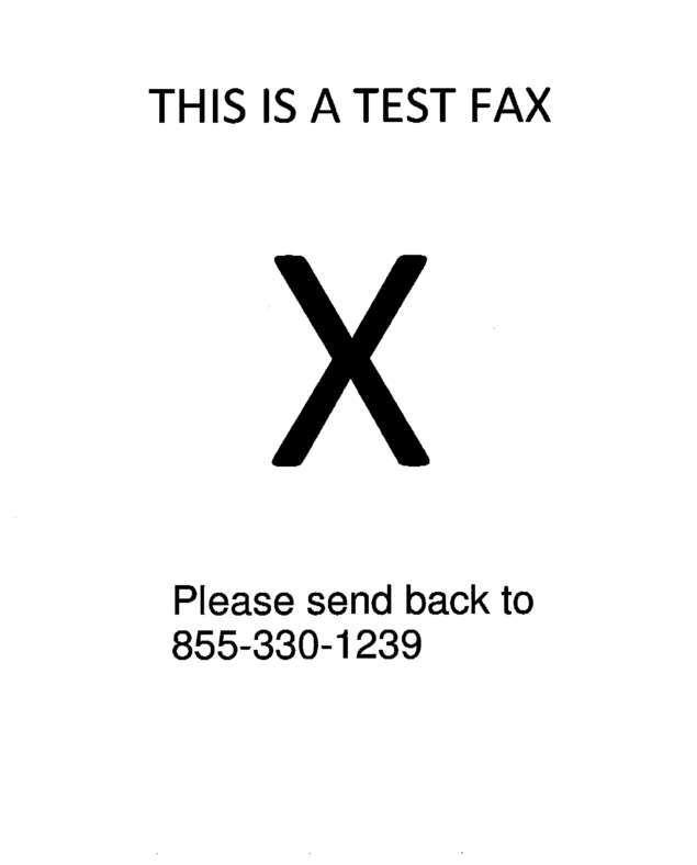 fax page