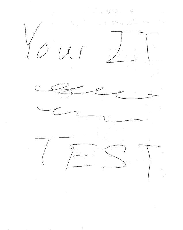 Fax page