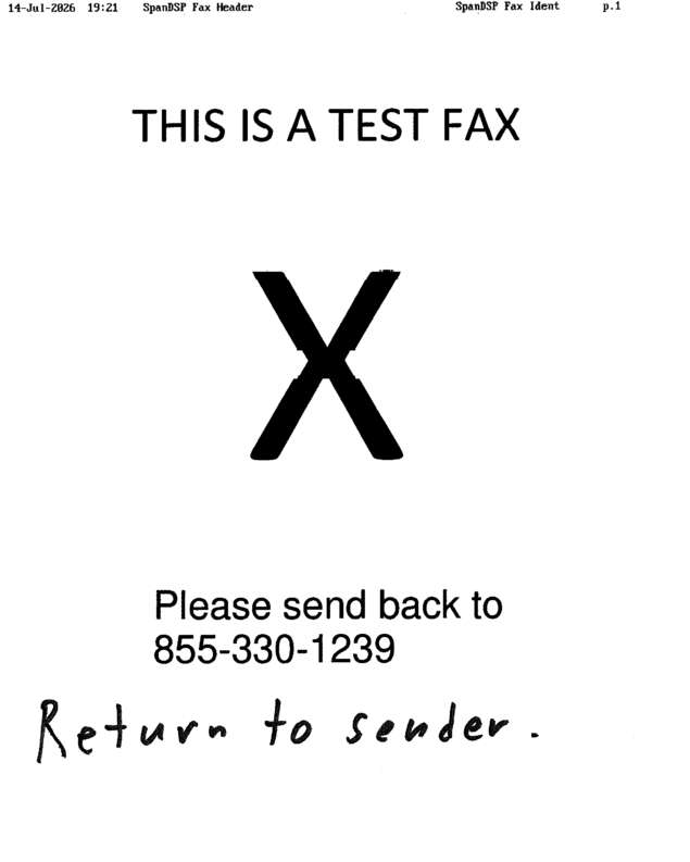 fax page