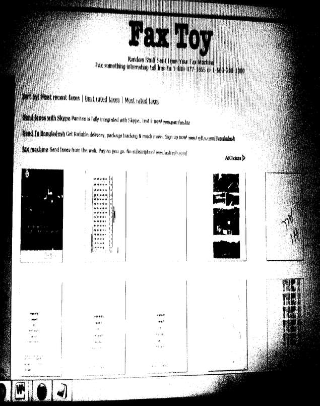 Fax page