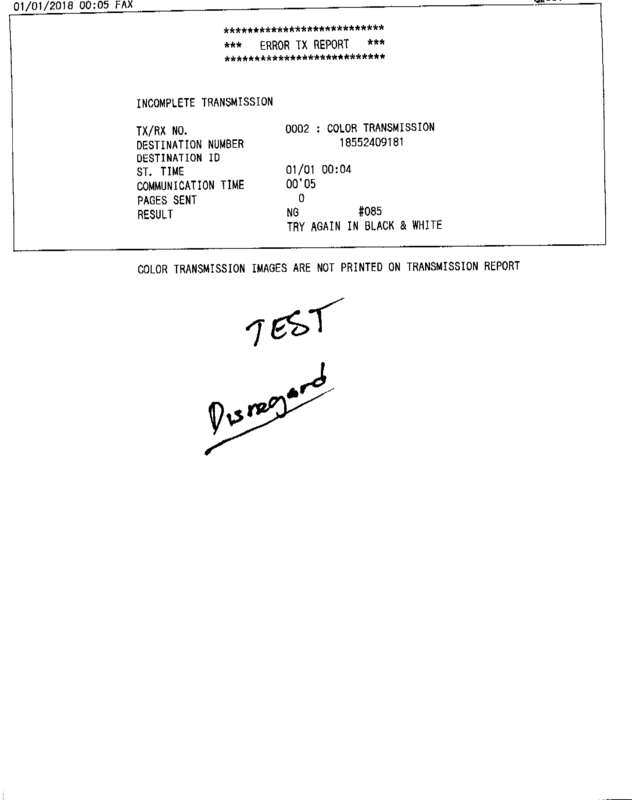 fax page
