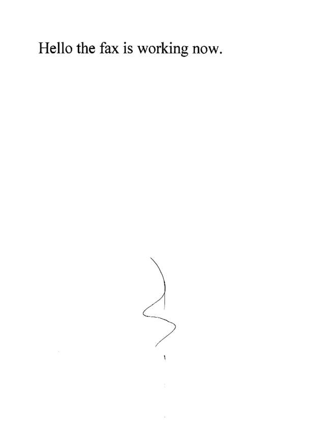 Fax page