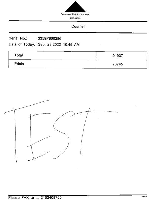 fax page