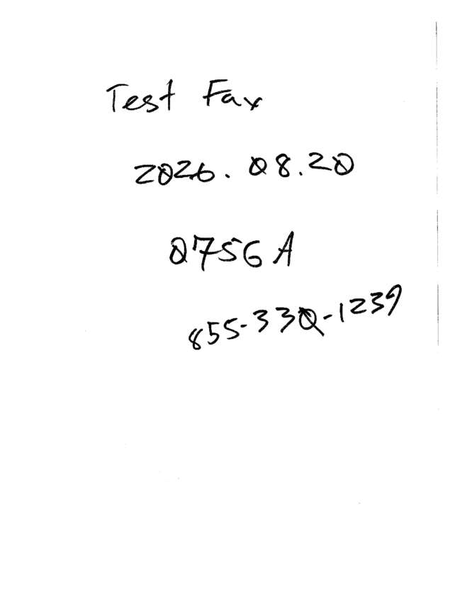 fax page