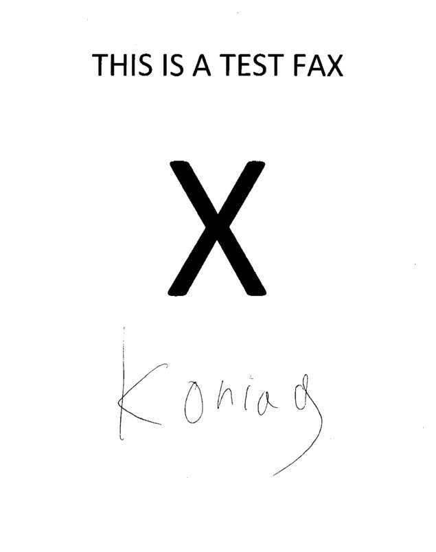 fax page