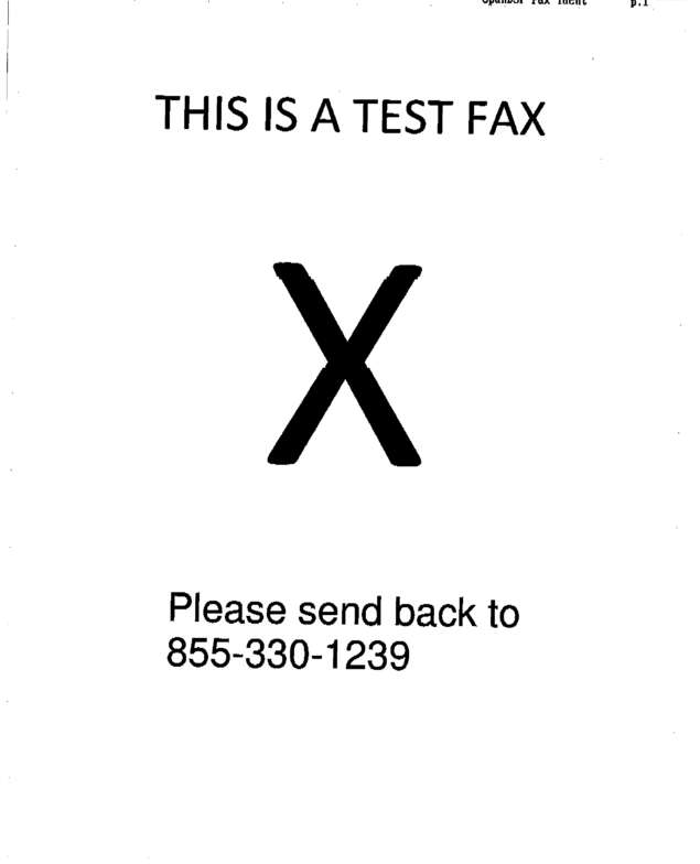fax page
