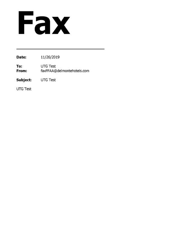 fax page