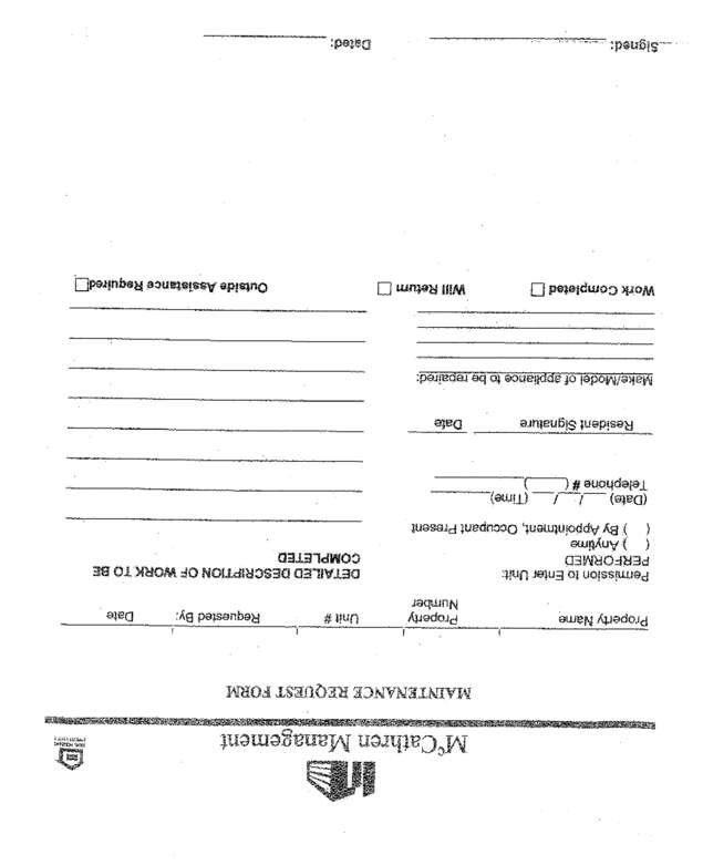 Fax page