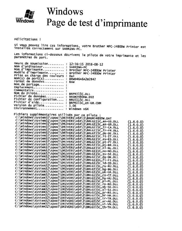 Fax page