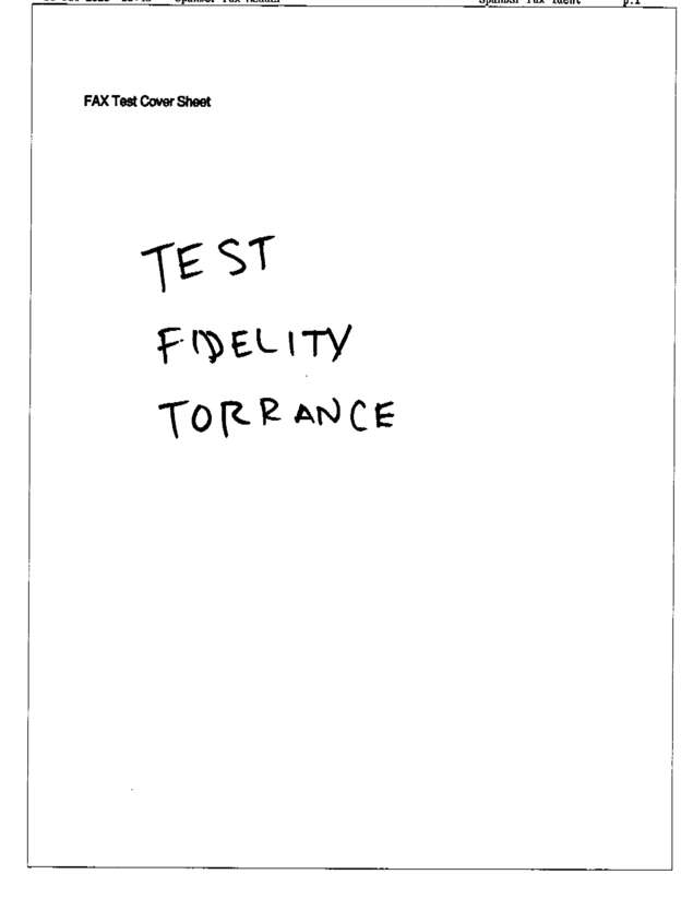 fax page