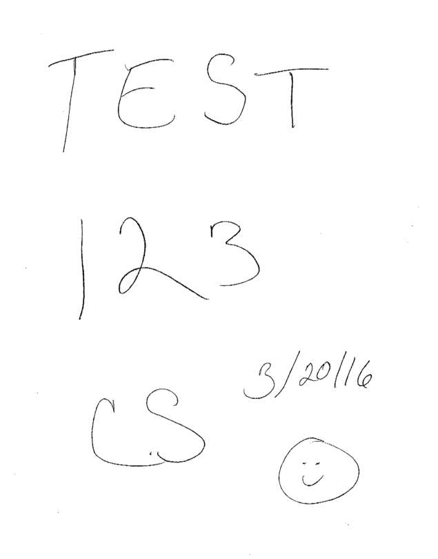 Fax page