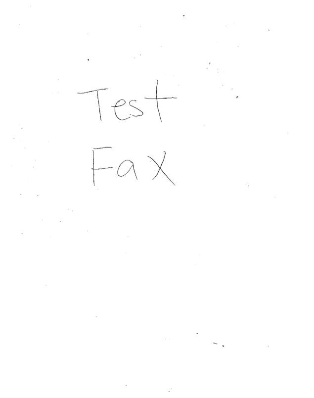 fax page