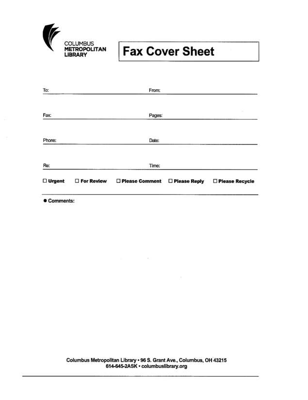 fax page