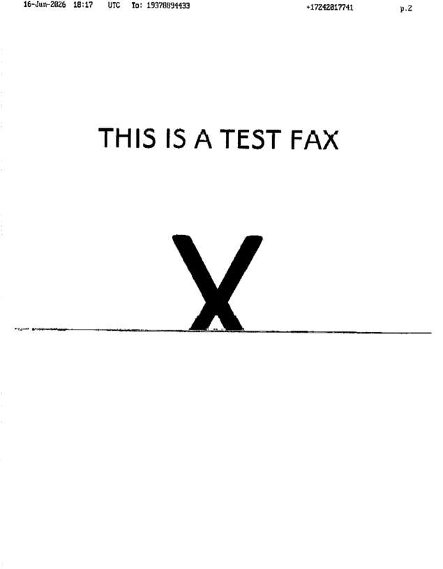 fax page